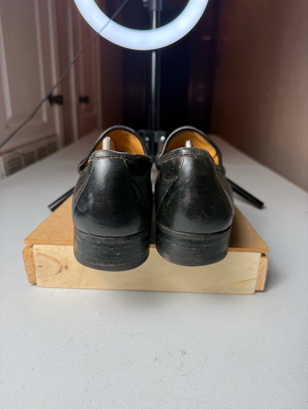 Vintage Gucci Early Tom Ford Era Horsebit Loafers Shoes see measurements - Picture 2 of 16